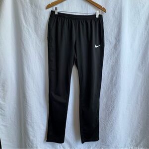 Nike Dry- Fit Pans with Zipper Pockets Zip Bottom Women Black M Pre-Owned